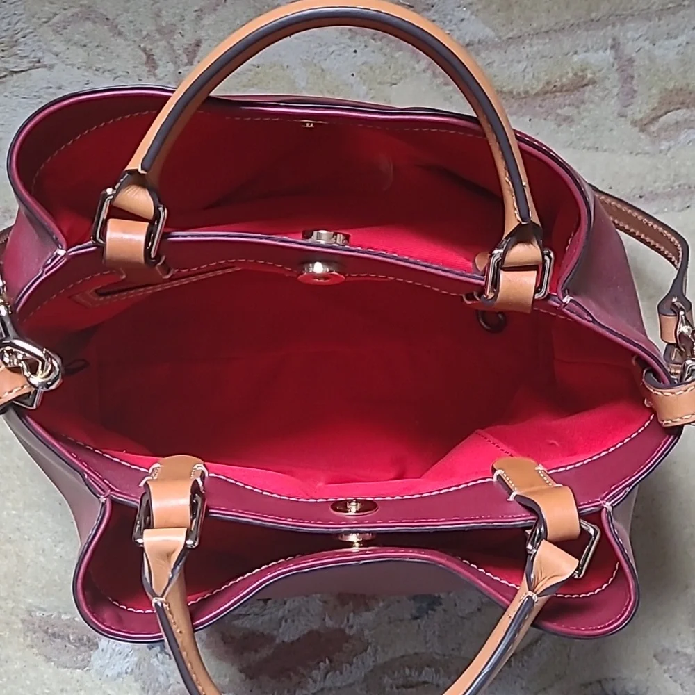 Dooney and Bourke small Berry Breanna satchel with crossbody strap - Picture 6 of 6